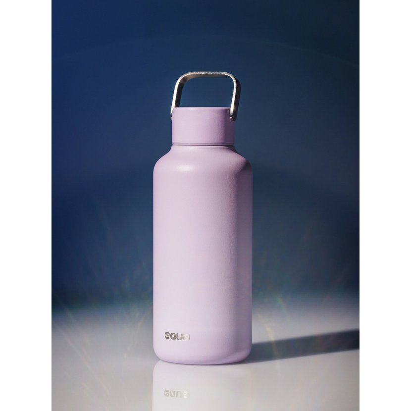 Zdravá fľaša EQUA TIMELESS Lavender, 600 ml nerezová fľaša